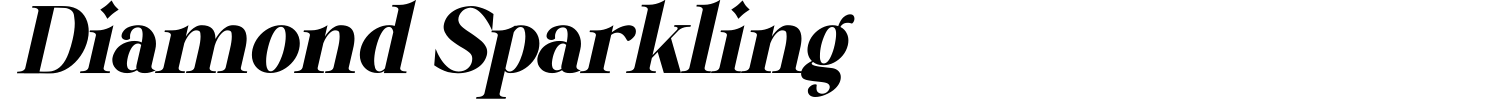 Diamond Sparkling Font preview