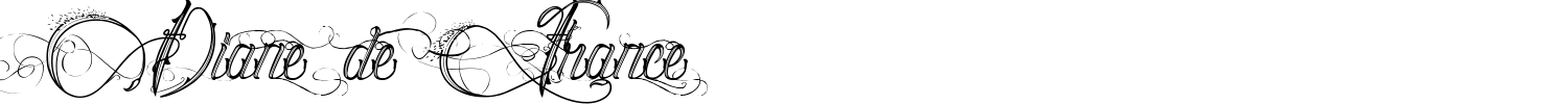 Diane De France Font preview