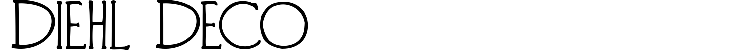 Diehl Deco Font preview