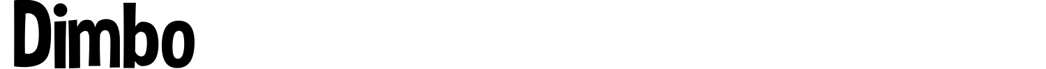 Dimbo Font preview