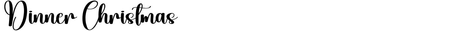Dinner Christmas Font preview