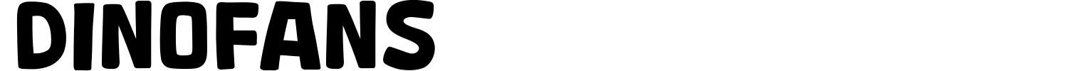 Dinofans Font preview