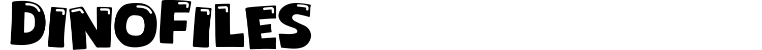 Dinofiles Font preview