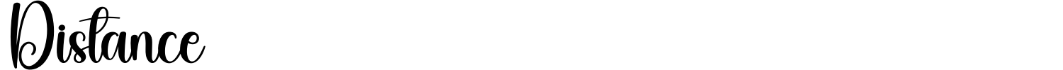 Distance Font preview