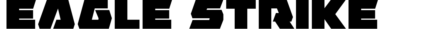 Eagle Strike Font preview