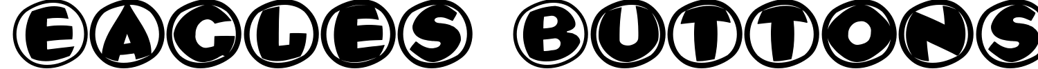 Eagles Buttons Font preview
