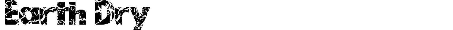 Earth Dry Font preview