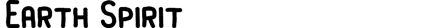 Earth Spirit Font preview