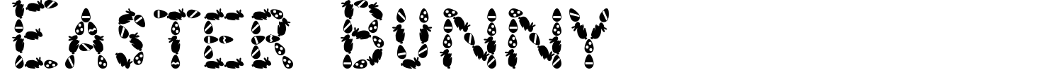 Easter Bunny Font preview