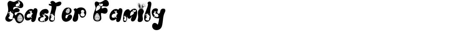 Easter Family Font preview