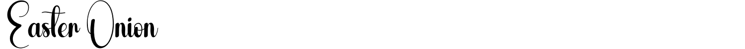 Easter Onion Font preview