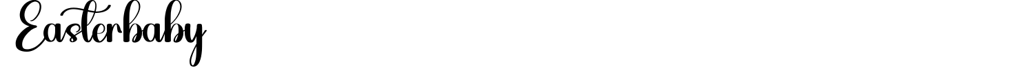 Easterbaby Font preview