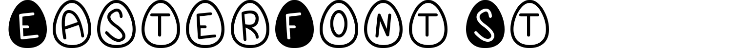 EasterFont St Font preview