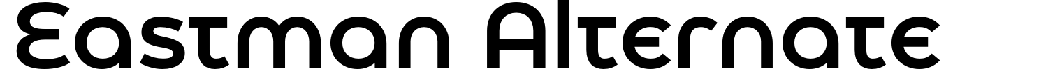 Eastman Alternate Font preview