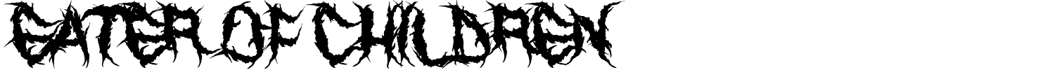 Eater Of Children Font preview