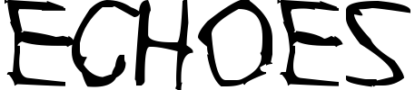 Echoes Font preview