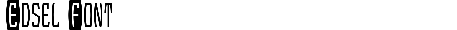 Edsel Font Font preview
