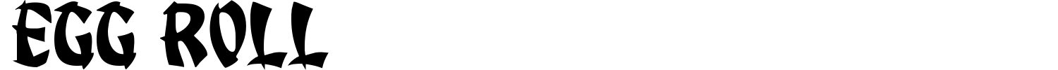 Egg Roll Font preview