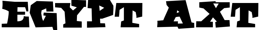 Egypt Axt Font preview