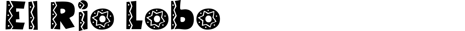 El Rio Lobo Font preview