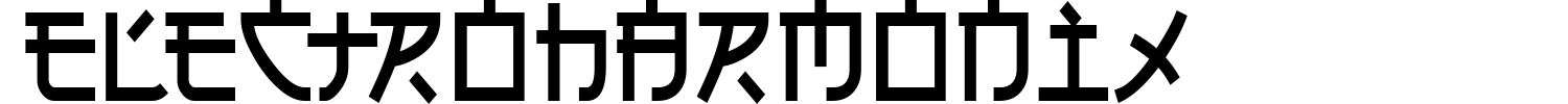 Electroharmonix Font preview