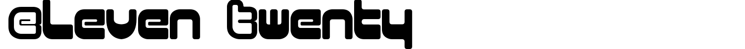 Eleven Twenty Font preview