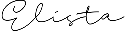 Elista Font preview