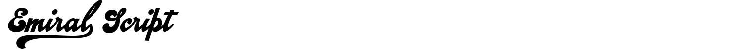 Emiral Script Font preview