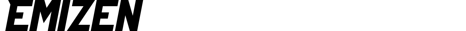 Emizen Font preview