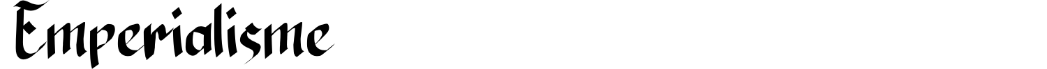 Emperialisme Font preview