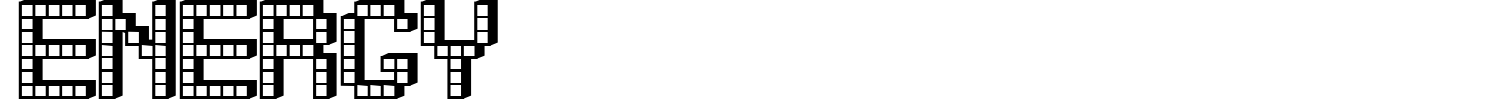 Energy Font preview