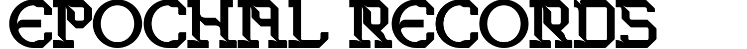 Epochal Records Font preview