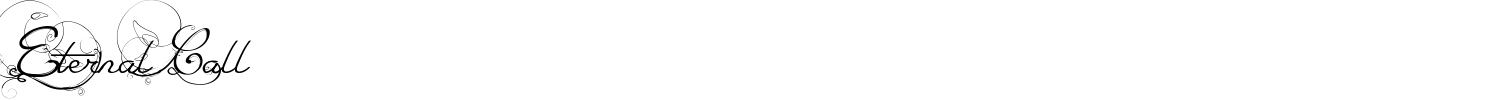 Eternal Call Font preview
