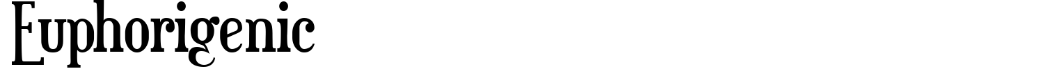 Euphorigenic Font preview