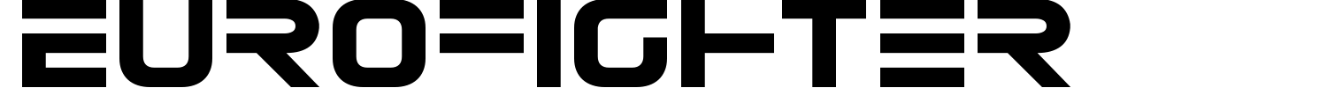 Eurofighter Font preview