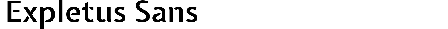 Expletus Sans Font preview