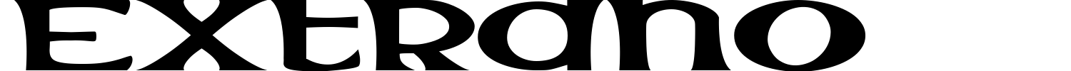 Extrano Font preview