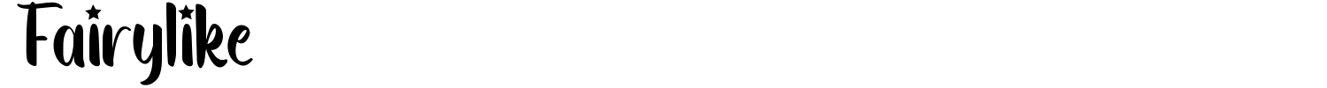 Fairylike Font preview