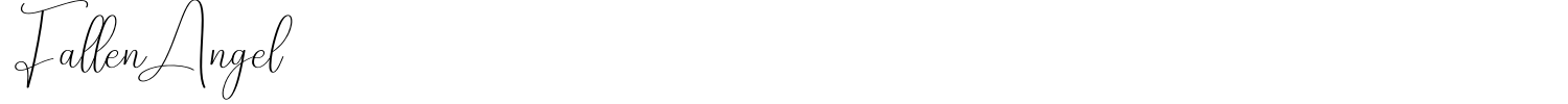 Fallen Angel Font preview