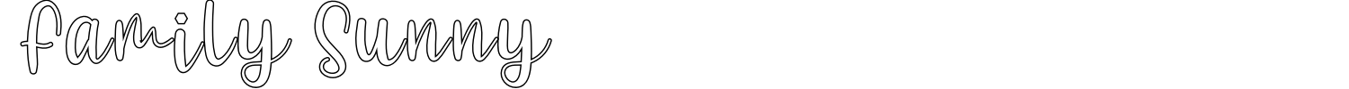 Family Sunny Font preview
