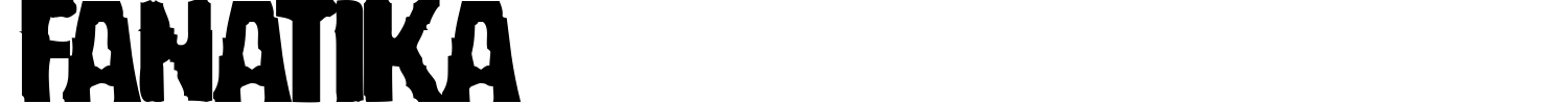 Fanatika Font preview