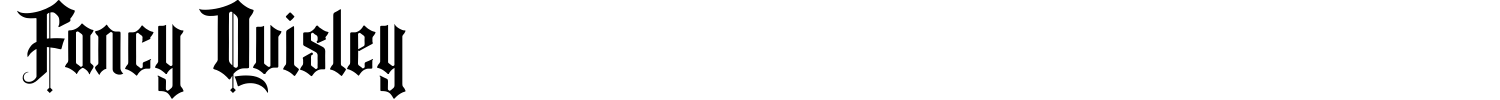 Fancy Quisley Font preview