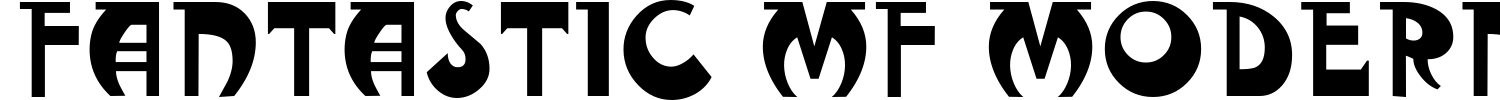 Fantastic MF Modern Font preview