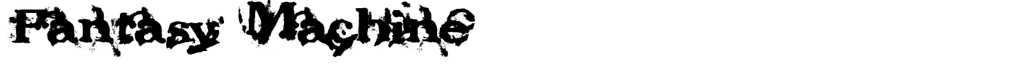 Fantasy Machine Font preview