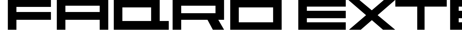 Faqro Extended Font preview