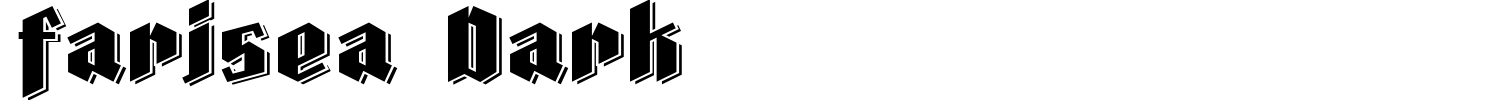Farisea Dark Font preview