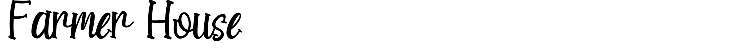 Farmer House Font preview