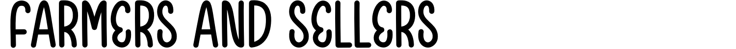 Farmers And Sellers Font preview