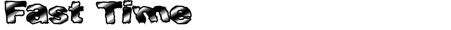 Fast Time Font preview