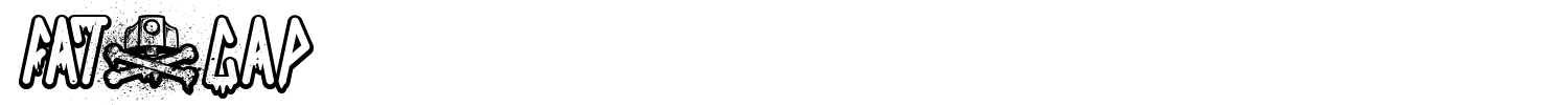Fat Cap Font preview